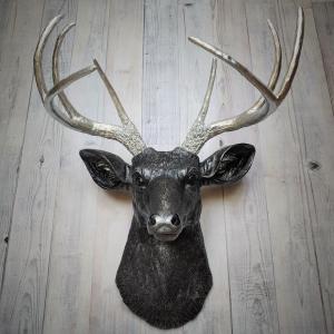 Faux Taxidermy Deer Head, Stag Head Wall Mount, Faux Taxidermy Wall Mount