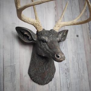 Faux Taxidermy Deer Head, Deer Head Wall Mount, Stag Head Wall Mount
