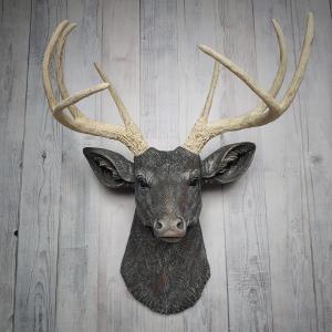 Faux Taxidermy Deer Head, Deer Head Wall Mount, Stag Head Wall Mount