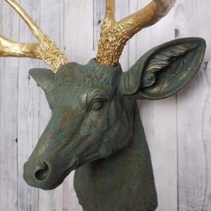 Faux Taxidermy Deer Head, Stag Head Wall Mount, Deer Head Wall Mount