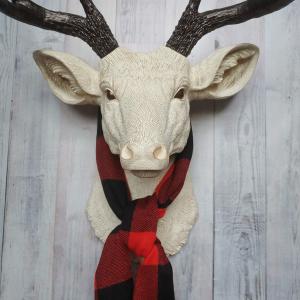 Faux Taxidermy Deer Head, Deer Head Wall Mount, Stag Head Wall Mount