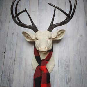 Faux Taxidermy Deer Head, Deer Head Wall Mount, Stag Head Wall Mount