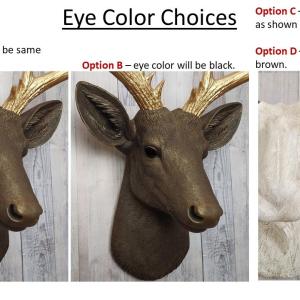 Faux Taxidermy Deer Head, Stag Head Wall Mount, Faux Taxidermy Wall Mount