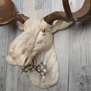 Faux Taxidermy Moose Head Wall Art