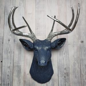 Faux Taxidermy Deer Head, Stag Head Wall Mount, Faux Taxidermy Wall Mount