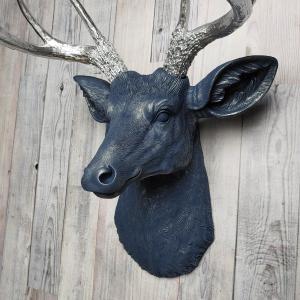 Faux Taxidermy Deer Head, Stag Head Wall Mount, Faux Taxidermy Wall Mount
