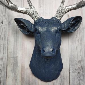 Faux Taxidermy Deer Head, Stag Head Wall Mount, Faux Taxidermy Wall Mount