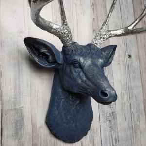 Faux Taxidermy Deer Head, Stag Head Wall Mount, Faux Taxidermy Wall Mount