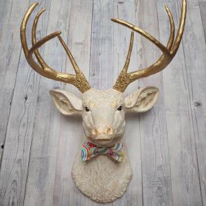 Faux Taxidermy Deer Head, Deer Head Wall Mount, Stag Head Wall Art