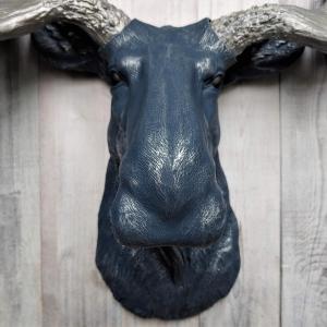 Faux Taxidermy Moose Head, Moose Head Wall Mount, Moose Head Wall Art
