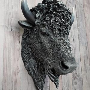 Faux taxidermy bison