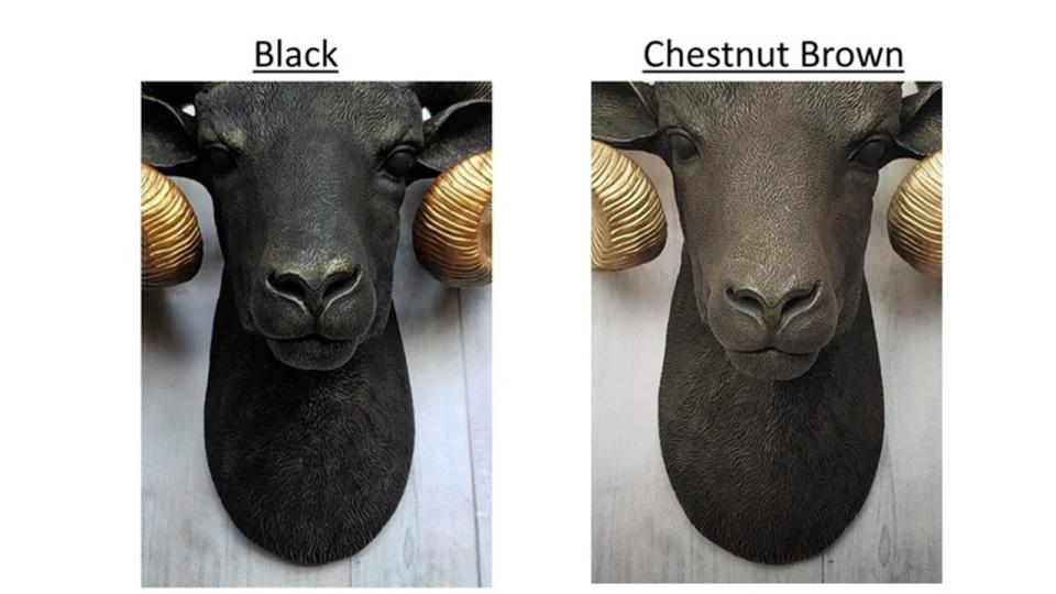 Faux Taxidermy Ram Head Wall Mount, Big Horn Sheep Wall Mount