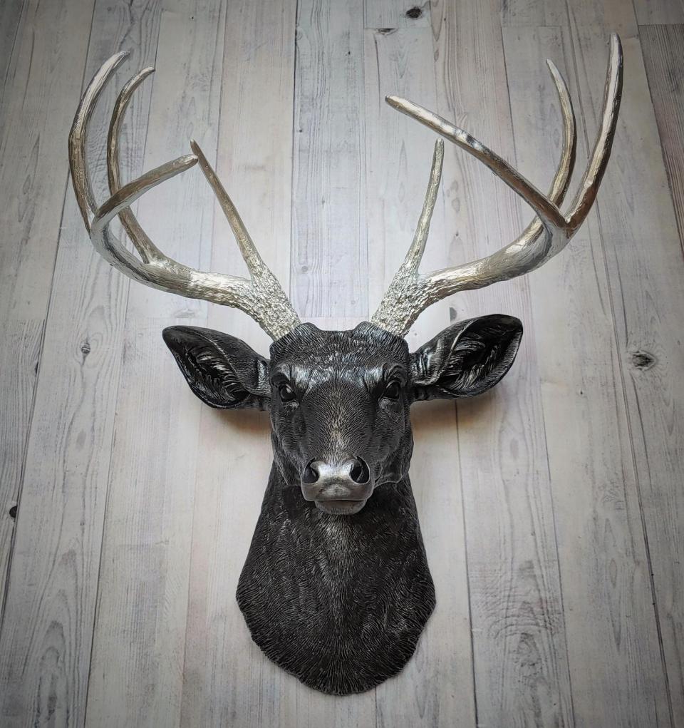 Faux Taxidermy Deer Head, Stag Head Wall Mount, Faux Taxidermy Wall Mount