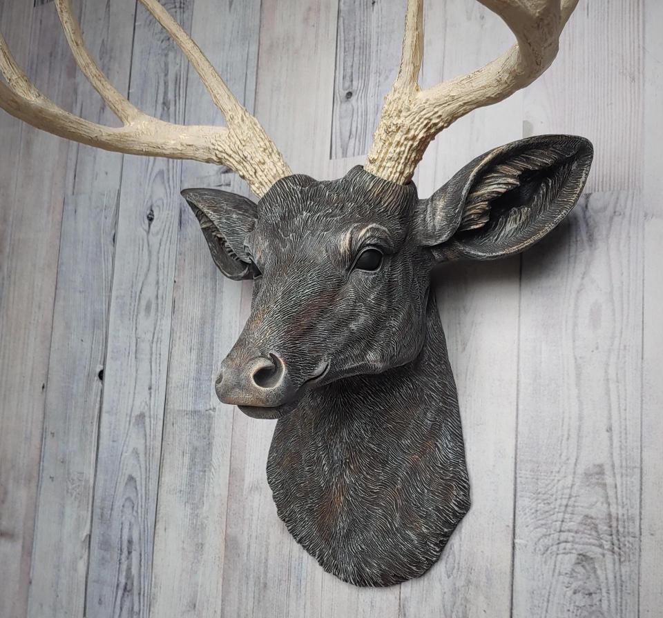 Faux Taxidermy Deer Head, Deer Head Wall Mount, Stag Head Wall Mount