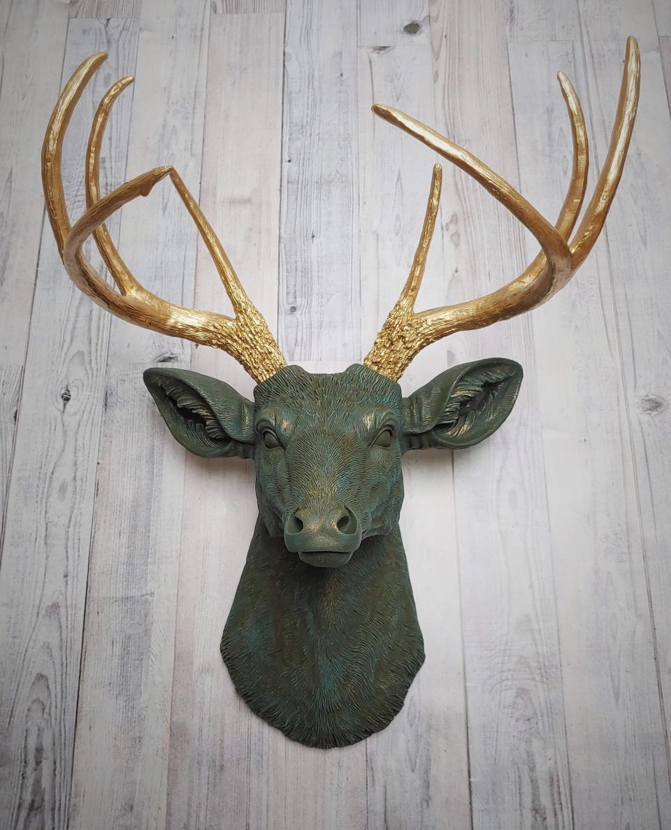 Faux Taxidermy Deer Head, Stag Head Wall Mount, Deer Head Wall Mount
