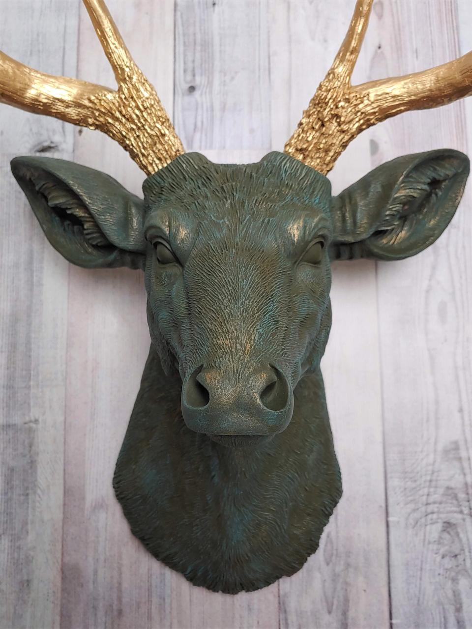 Faux Taxidermy Deer Head, Stag Head Wall Mount, Deer Head Wall Mount