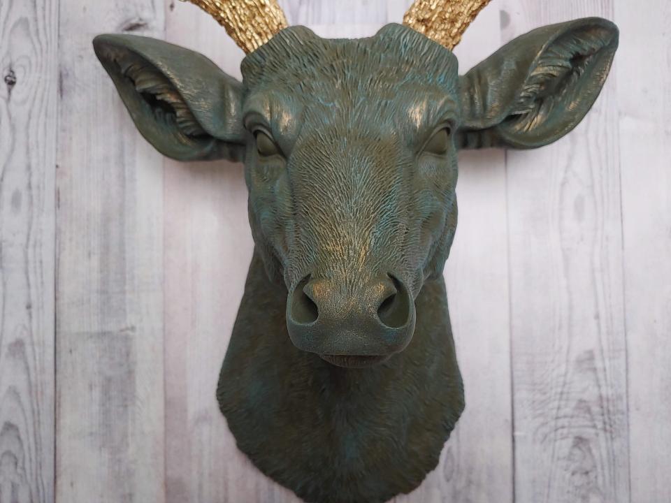 Faux Taxidermy Deer Head, Stag Head Wall Mount, Deer Head Wall Mount