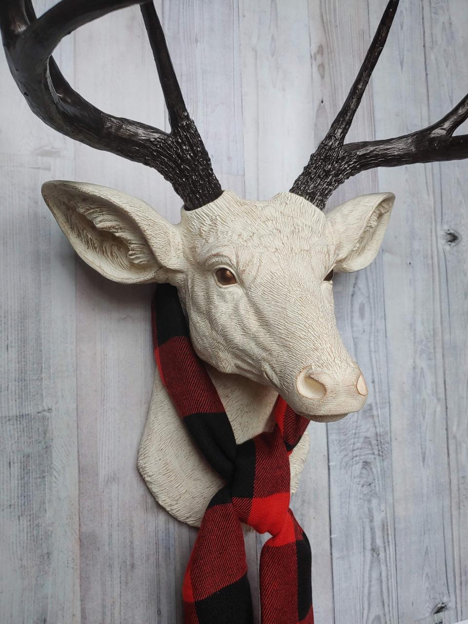 Faux Taxidermy Deer Head, Deer Head Wall Mount, Stag Head Wall Mount