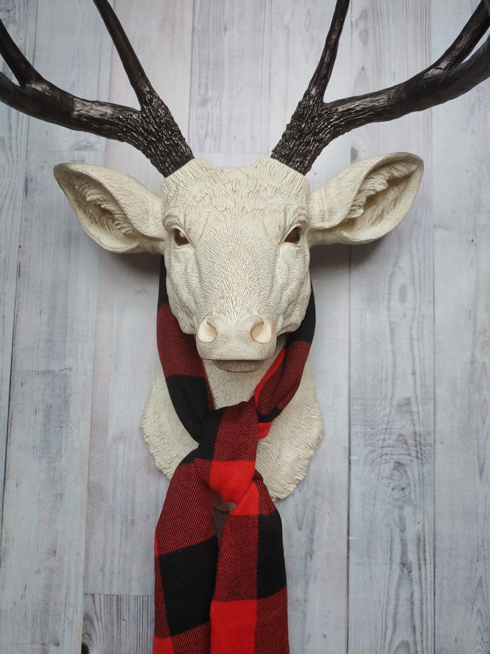 Faux Taxidermy Deer Head, Deer Head Wall Mount, Stag Head Wall Mount