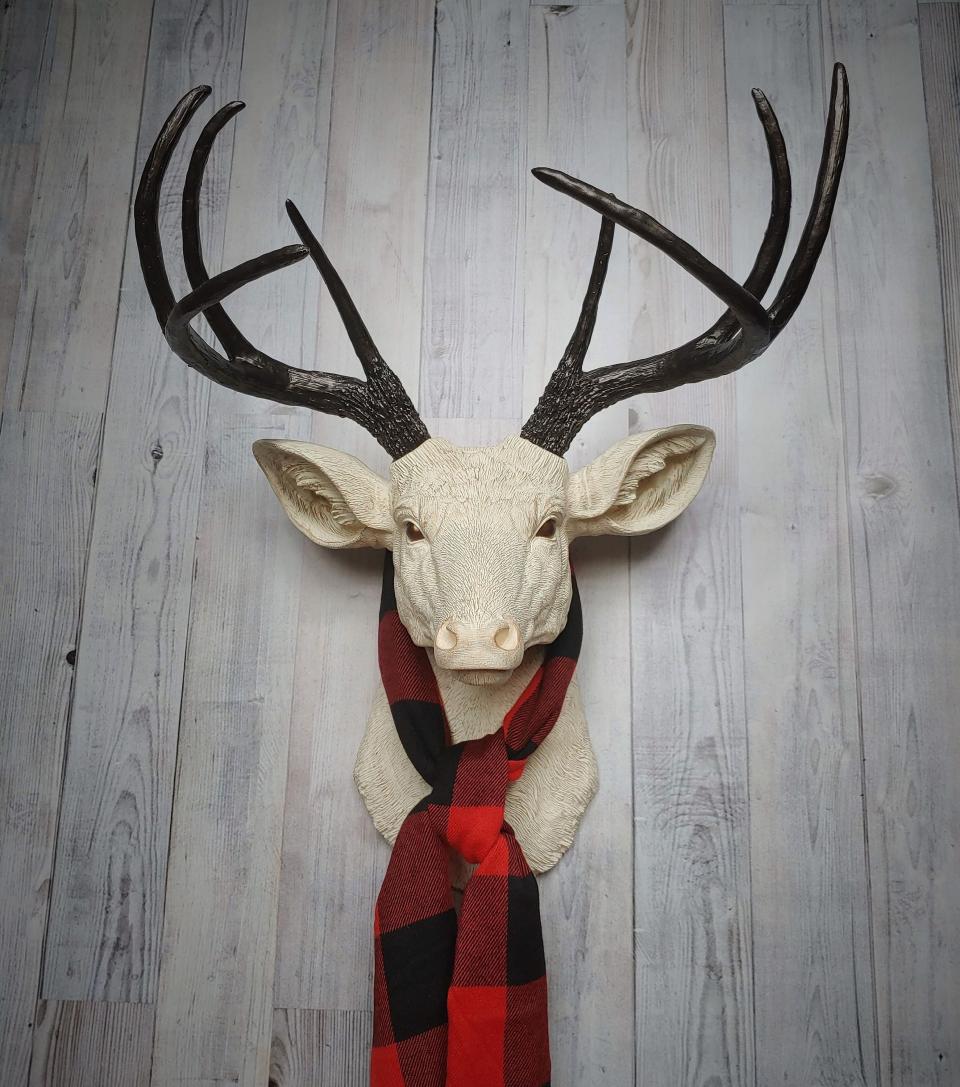 Faux Taxidermy Deer Head, Deer Head Wall Mount, Stag Head Wall Mount