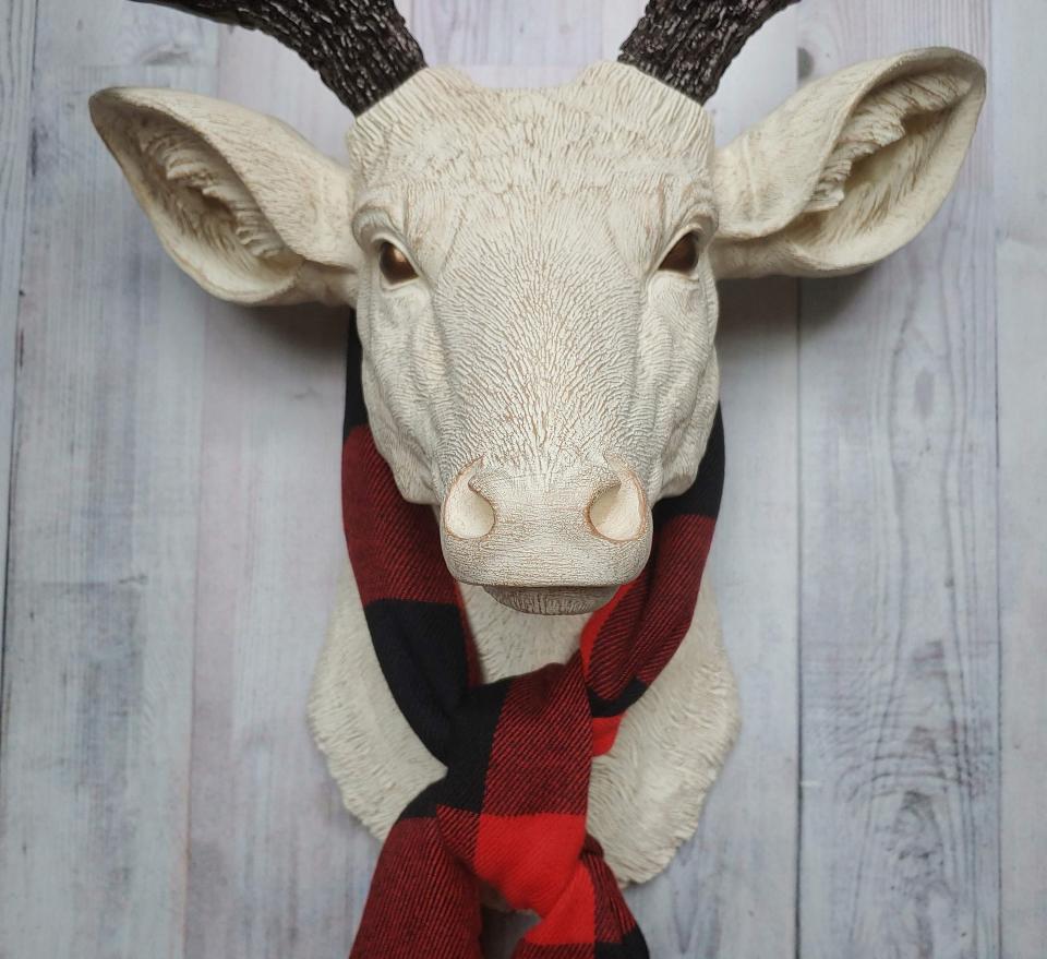 Faux Taxidermy Deer Head, Deer Head Wall Mount, Stag Head Wall Mount