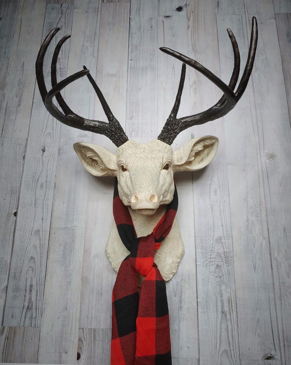 Faux Taxidermy Deer Head, Deer Head Wall Mount, Stag Head Wall Mount