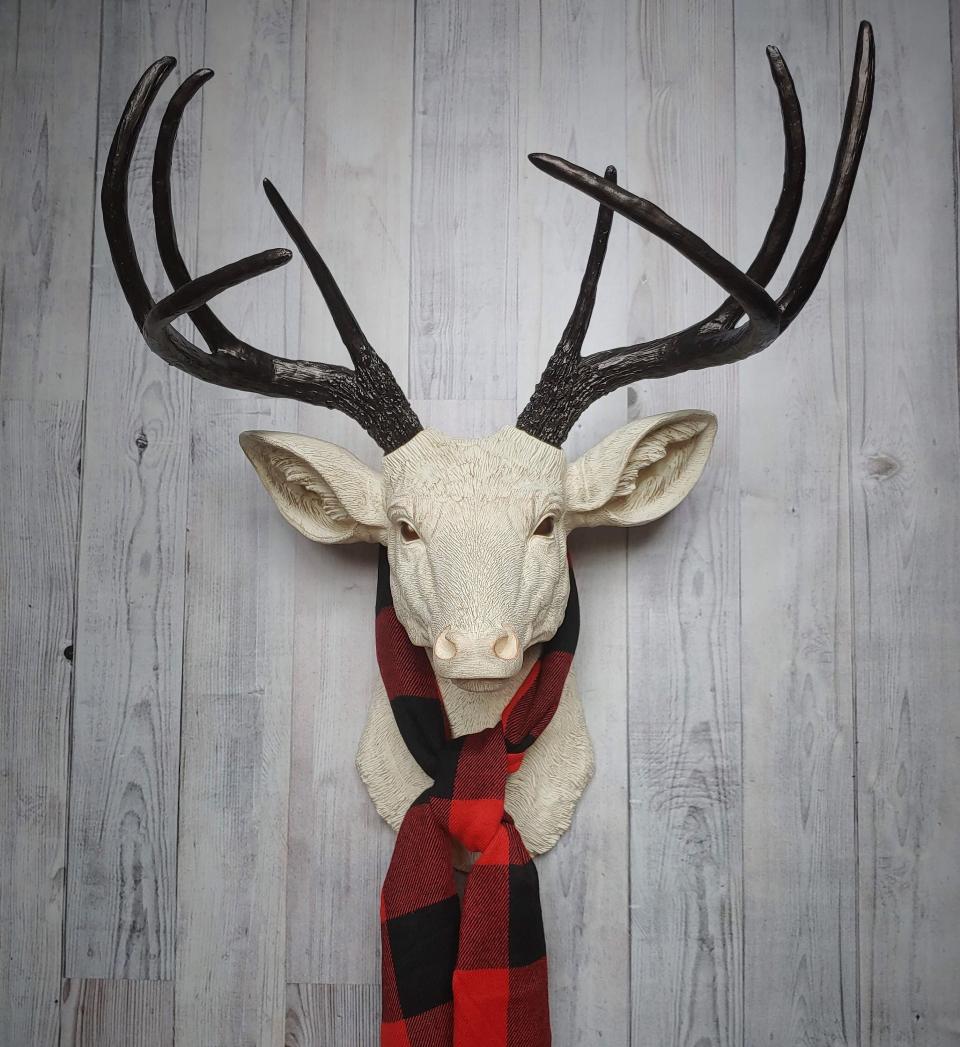 Faux Taxidermy Deer Head, Deer Head Wall Mount, Stag Head Wall Mount