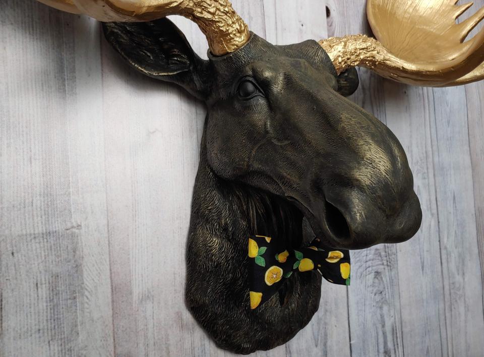 Faux Taxidermy Moose Head Wall Mount, Moose Head Wall Decor, Faux Animal Heads