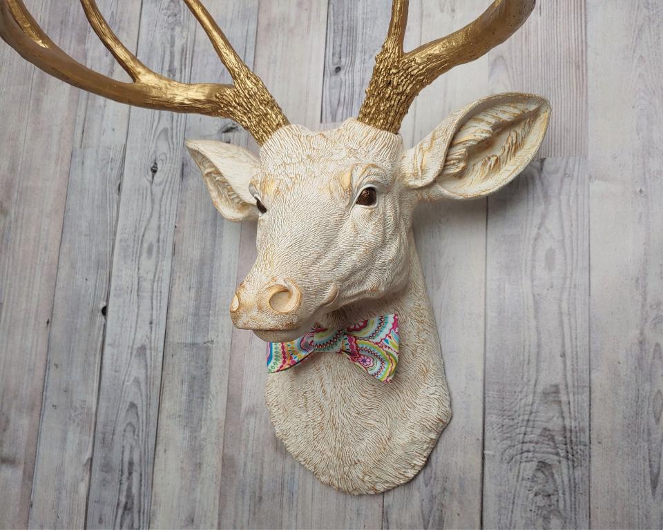 Faux Taxidermy Deer Head, Deer Head Wall Mount, Stag Head Wall Art