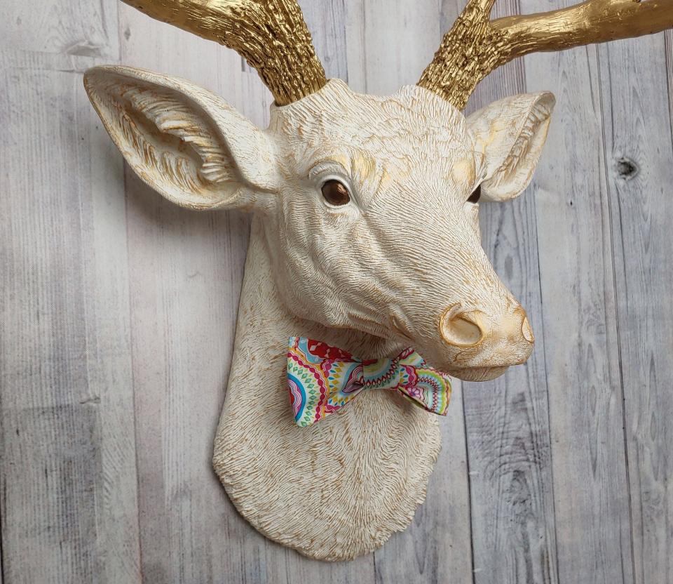 Faux Taxidermy Deer Head, Deer Head Wall Mount, Stag Head Wall Art