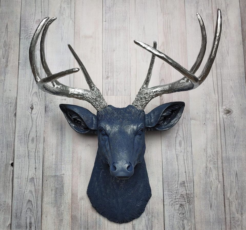 Faux Taxidermy Deer Head, Stag Head Wall Mount, Faux Taxidermy Wall Mount