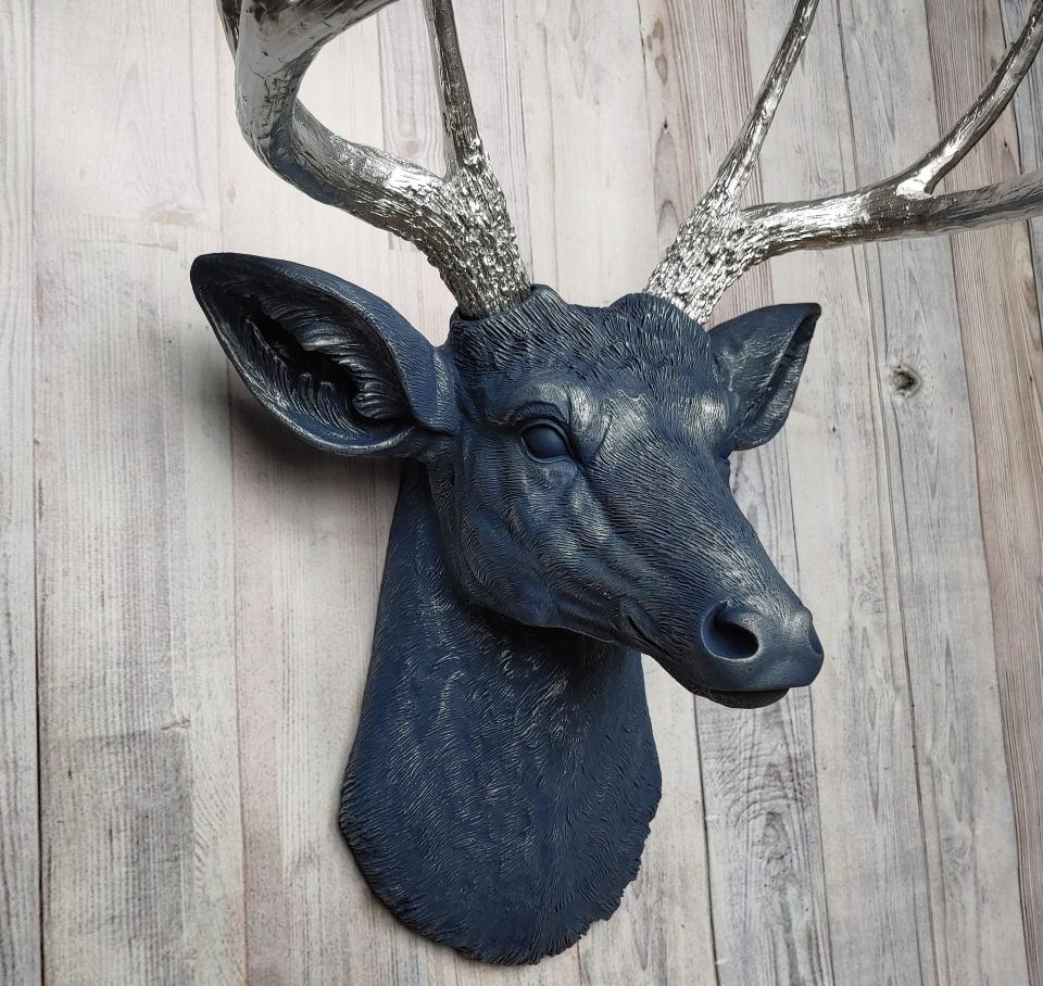 Faux Taxidermy Deer Head, Stag Head Wall Mount, Faux Taxidermy Wall Mount