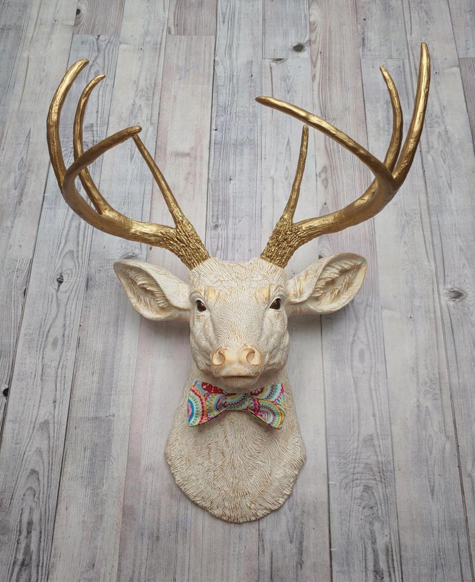 Faux Taxidermy Deer Head, Deer Head Wall Mount, Stag Head Wall Art