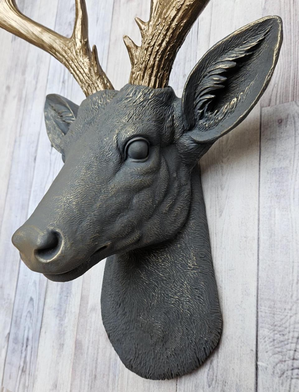 Faux Taxidermy Deer Head, Stag Head Wall Mount