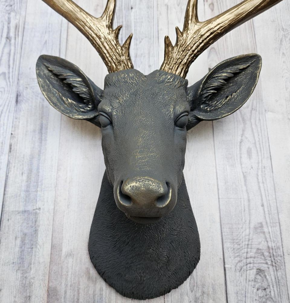 Faux Taxidermy Deer Head, Stag Head Wall Mount