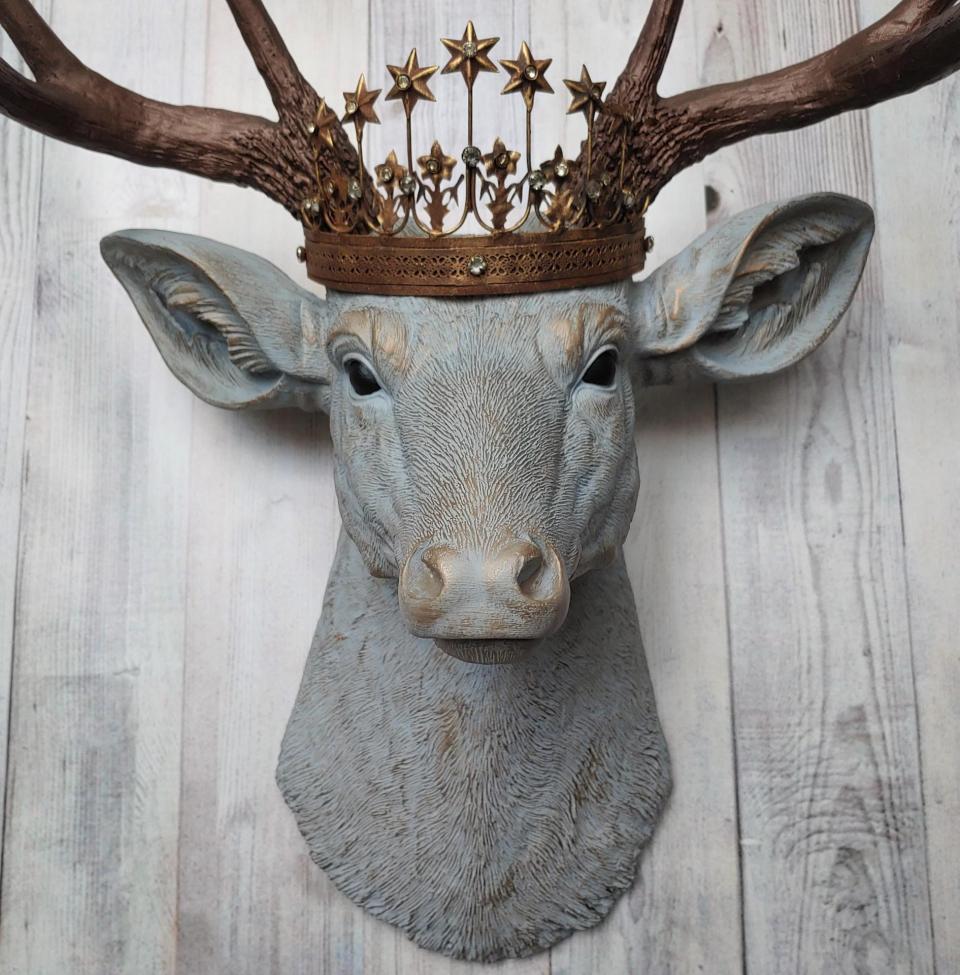 Faux deer head deals