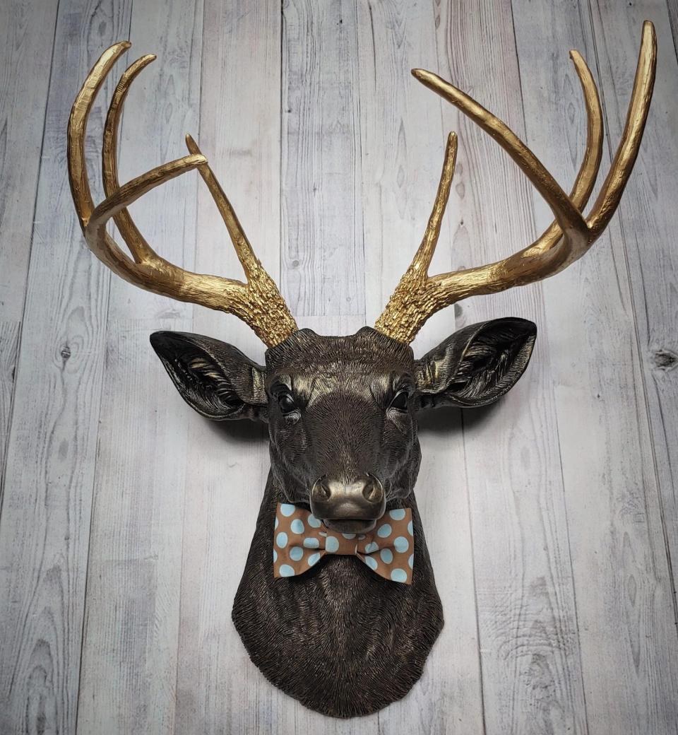 Brass deer deals head