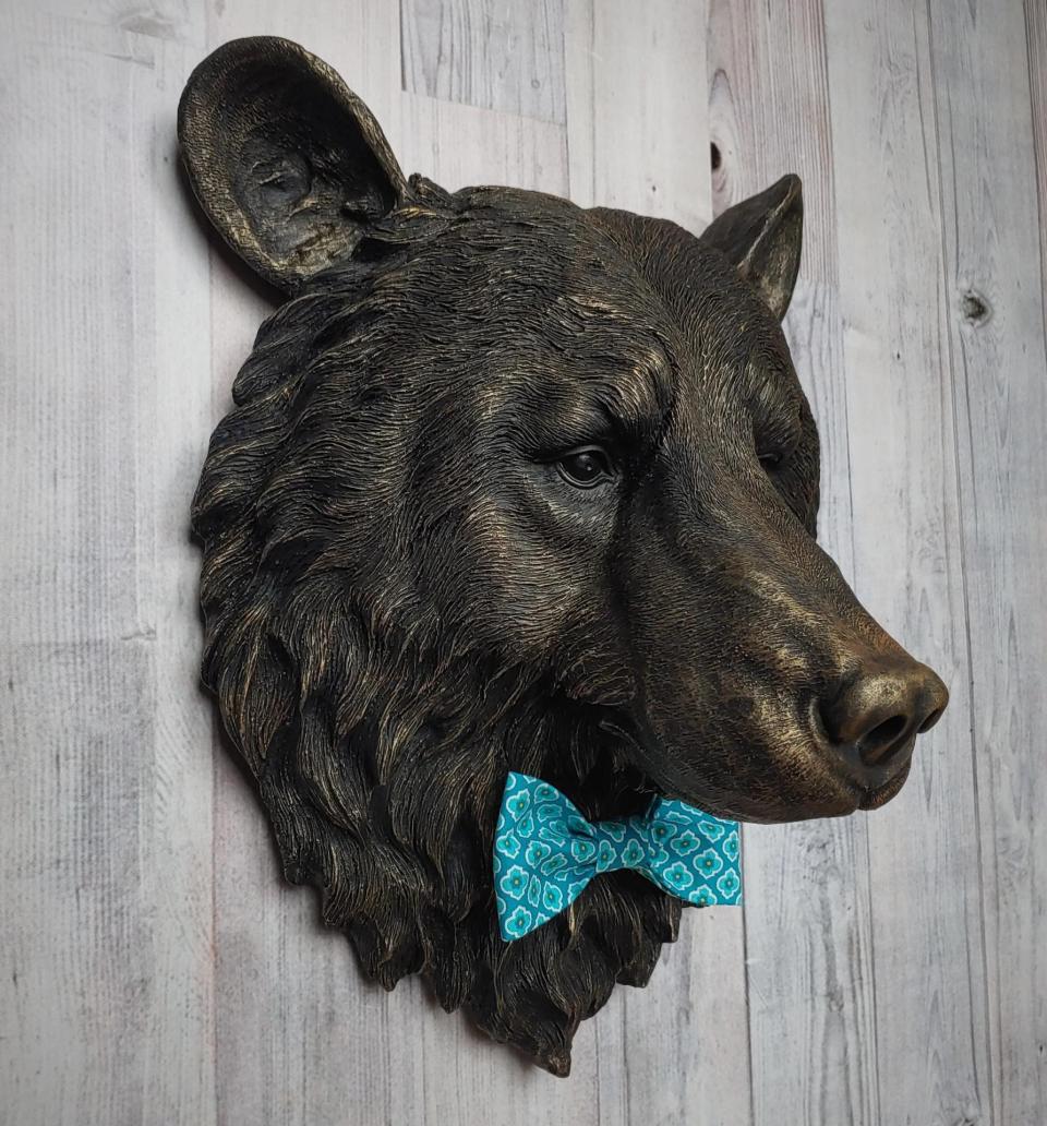 Stuffed bear head wall mount clearance
