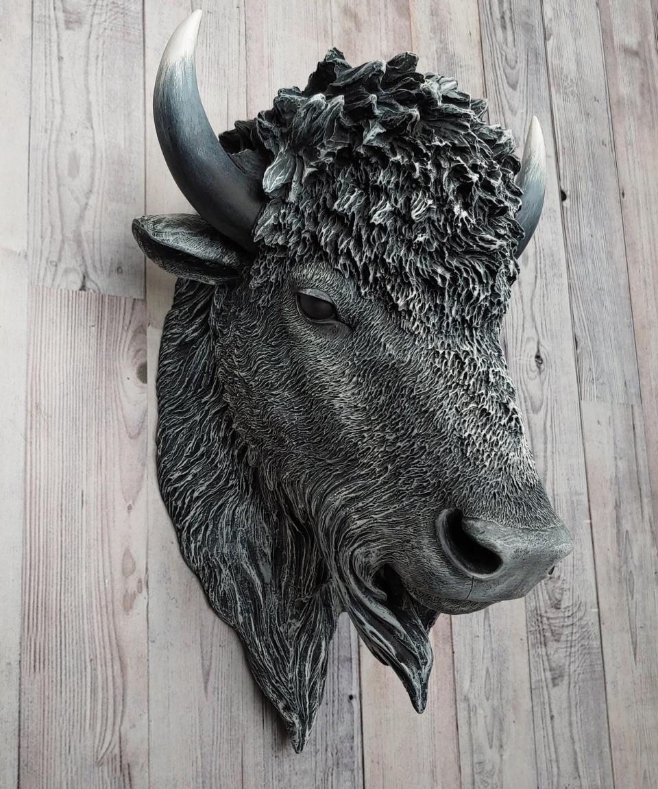 Faux taxidermy bison