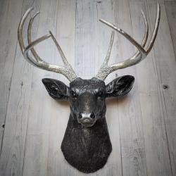 Faux Taxidermy Deer Head, Stag Head Wall Mount, Faux Taxidermy Wall Mount