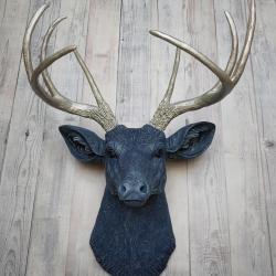 Faux Taxidermy Deer Head, Stag Head Wall Mount, Faux Taxidermy Wall Mount