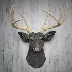 Faux Taxidermy Deer Head, Deer Head Wall Mount, Stag Head Wall Mount