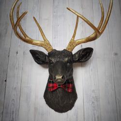 Faux Taxidermy Deer Head, Deer Head Wall Mount, Stag Head Wall Art