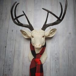 Faux Taxidermy Deer Head, Deer Head Wall Mount, Stag Head Wall Mount