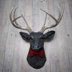 Faux Taxidermy Deer Head, Deer Head Wall Mount, Stag Head Wall Art