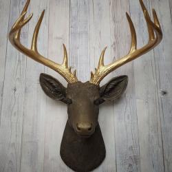Faux Taxidermy Deer Head, Stag Head Wall Mount, Deer Head Wall Mount