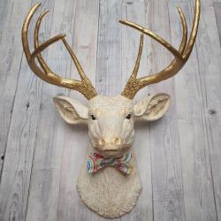 Faux Taxidermy Deer Head, Deer Head Wall Mount, Stag Head Wall Art