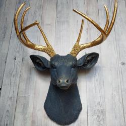 Faux Taxidermy Deer Head, Deer Head Wall Mount, Stag Head Wall Mount