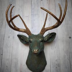 Faux Taxidermy Deer Head, Stag Head Wall Mount