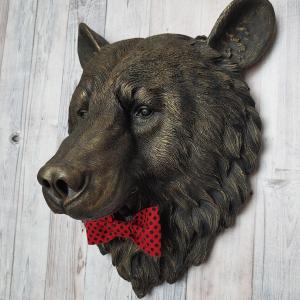 Faux Taxidermy Bear Head Wall Mount